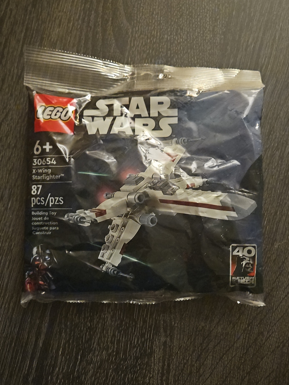 Lego Star Wars X-Wing Starfighter - White, Red & Dark Gray